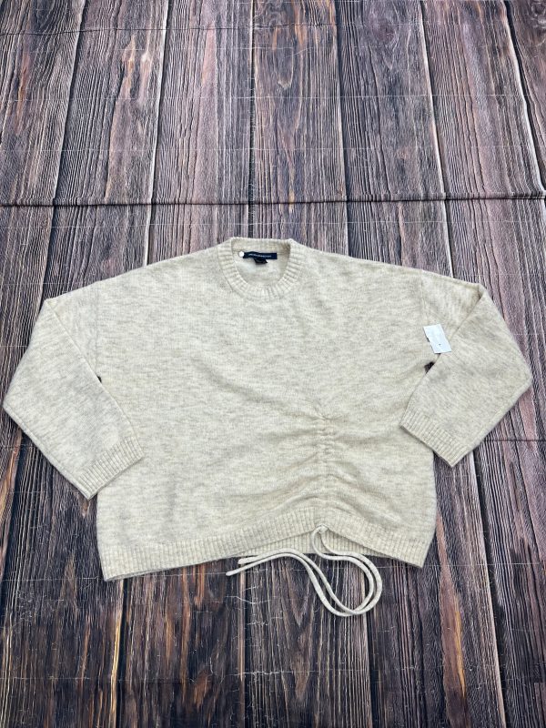 Sweater By French Connection In Tan, Size: S For Cheap