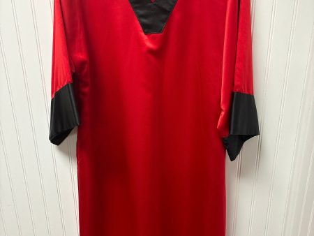 Dress Casual Maxi By Natori In Red, Size: 1x Online Sale