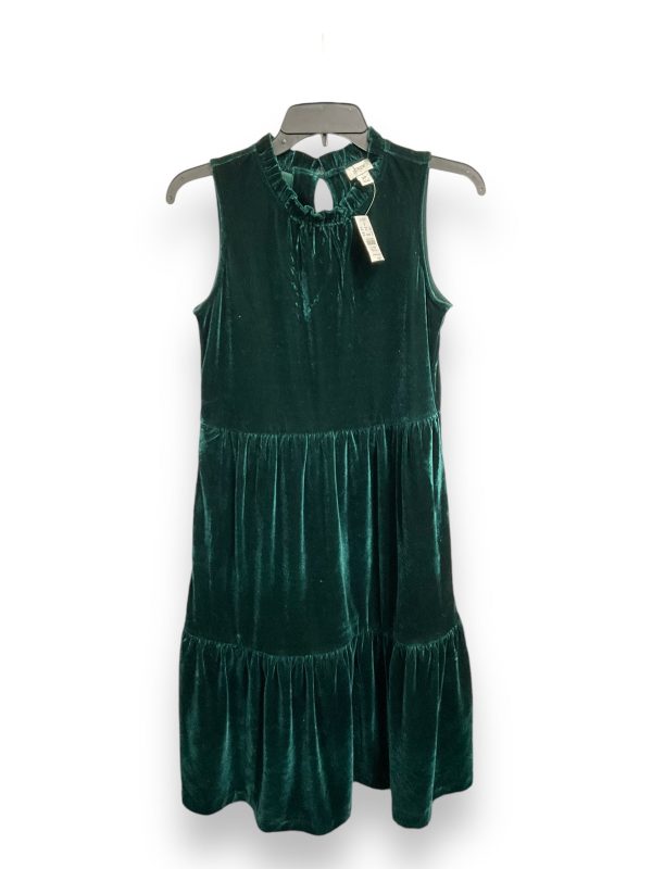 Dress Casual Midi By J. Crew In Green, Size: 2 For Discount