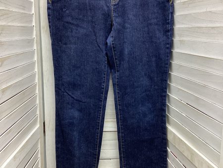 Jeans Boot Cut By Loft In Blue Denim, Size: 10 For Discount