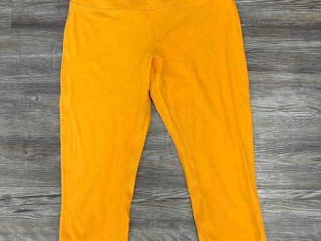 Athletic Leggings By Lululemon In Orange, Size: 10 Online Sale