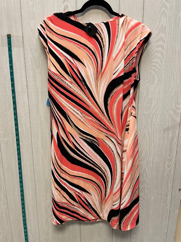 Dress Work By Calvin Klein In Orange & Pink, Size: Xl on Sale