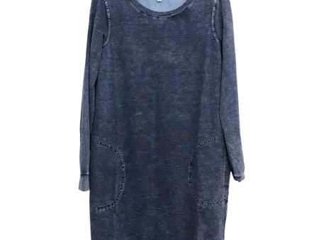 Dress Casual Short By Jane And Delancey In Blue Denim, Size:S Cheap