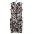 Dress Work By Calvin Klein In Animal Print, Size:Mp Fashion