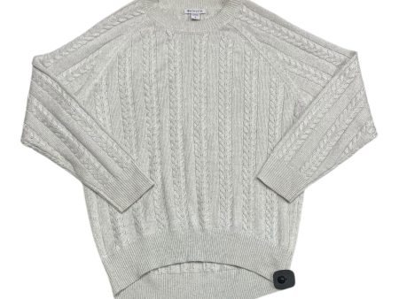 Sweater By Athleta In Silver & White, Size: M Online Sale