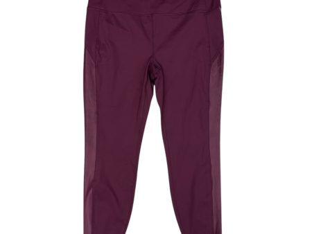 Athletic Leggings Capris By Spyder In Purple, Size: Xl Discount