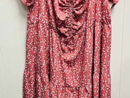 Dress Casual Maxi By Clothes Mentor In Pink, Size: 2x Fashion