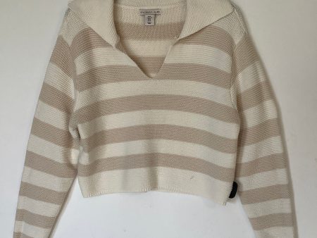 Sweater By Clothes Mentor In Cream, Size: Xl Discount