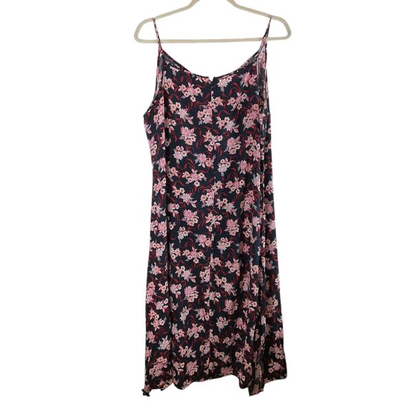 Dress Casual Midi By Loft In Floral Print, Size: 1x Sale