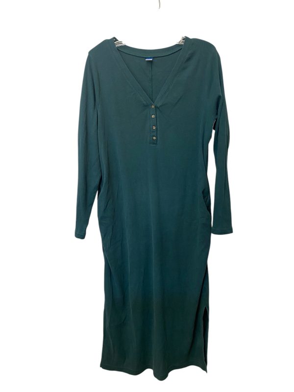 Dress Casual Maxi By Old Navy In Green, Size: Xl For Discount