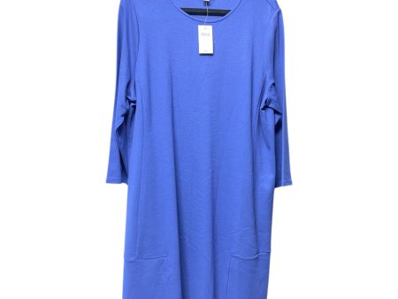 Dress Casual Short By J. Jill In Blue, Size: L Online Hot Sale