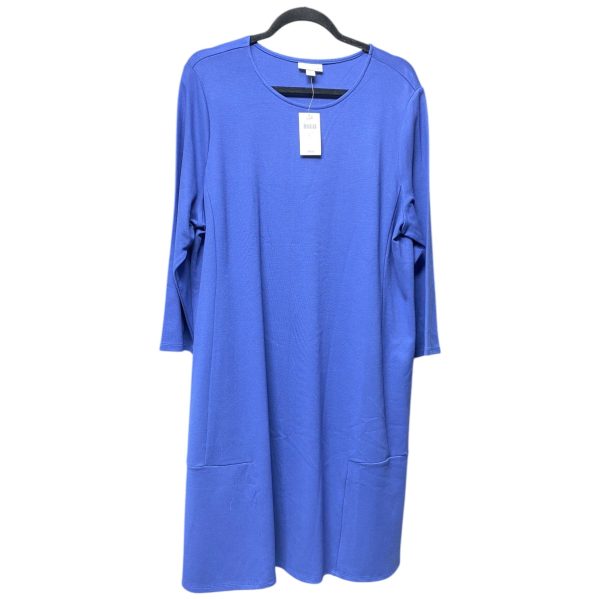 Dress Casual Short By J. Jill In Blue, Size: L Online Hot Sale