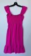 Dress Party Midi By Clothes Mentor In Pink, Size: S Online Sale