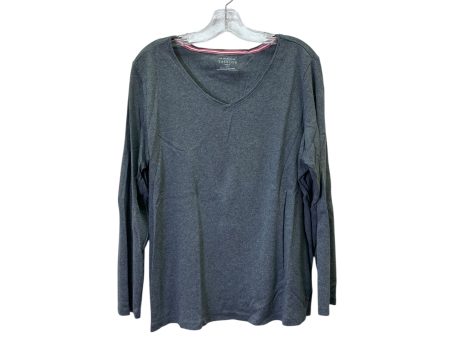 Top Ls By Talbots In Grey, Size:2X For Discount