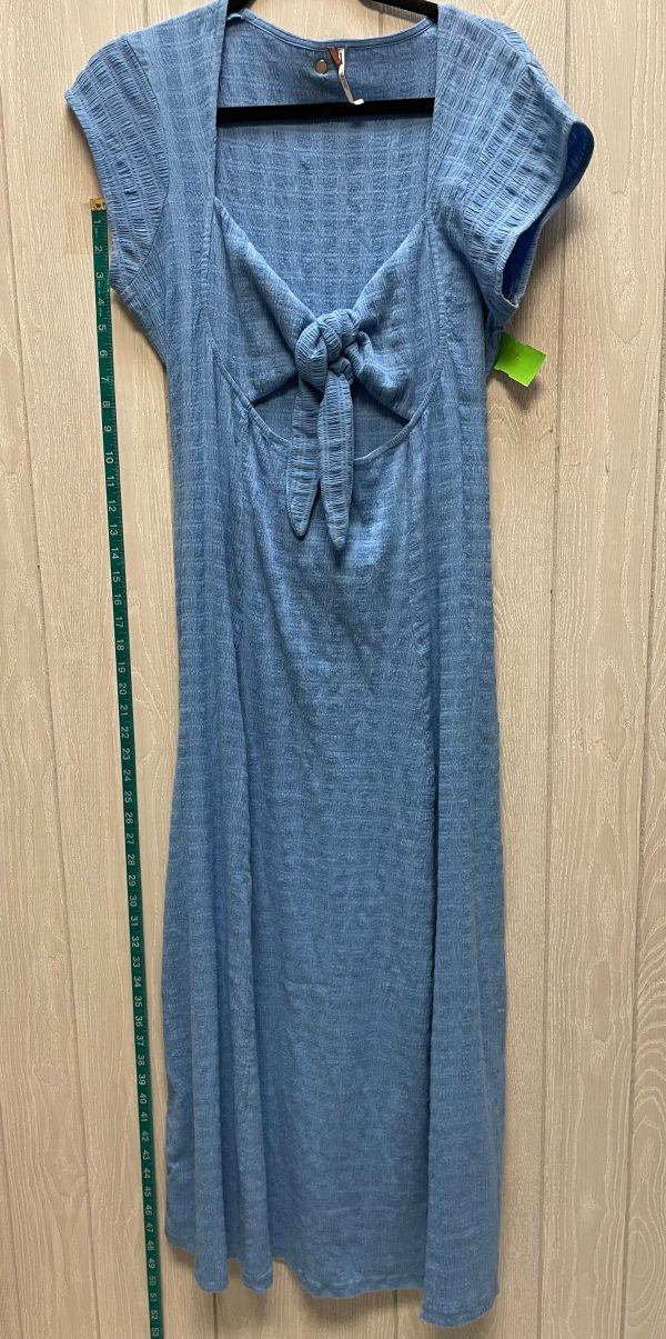 Dress Casual Midi By Free People In Blue, Size: L Hot on Sale