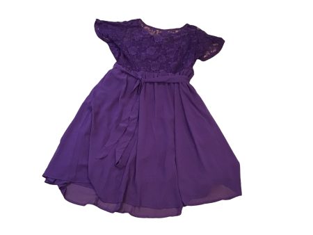 Purple Dress Casual Midi Clothes Mentor, Size 3x For Sale