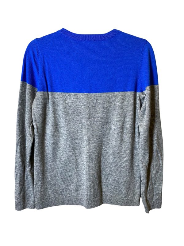 Sweater By Talbots In Blue & Grey, Size: Mp For Discount