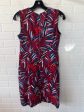 Dress Work By Lands End In Blue & Red, Size: Sp Online Hot Sale