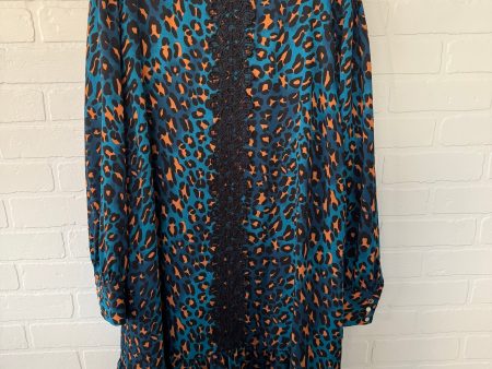 Dress Work By New York And Co In Black & Blue, Size: Xl on Sale