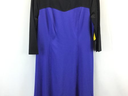 Dress Work By Clothes Mentor In Blue Black, Size: M For Discount