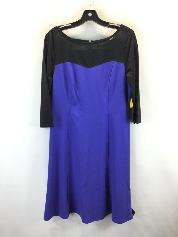 Dress Work By Clothes Mentor In Blue Black, Size: M For Discount