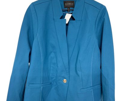 Blazer By Eloquii In Blue, Size: 1x Online