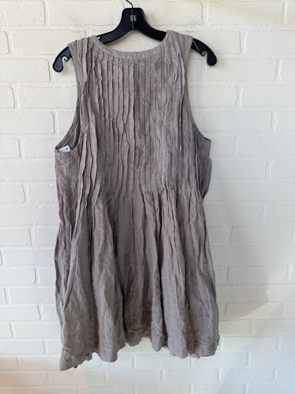 Dress Casual Short By Anthropologie In Grey, Size: 1x Online Hot Sale