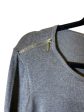 Sweater By Valerie Stevens In Grey, Size: Xl Online now