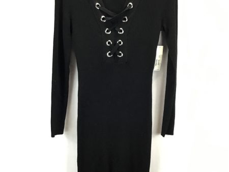 Dress Casual Midi By No Boundaries In Black, Size: M Hot on Sale