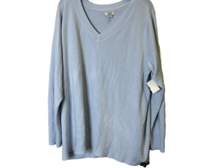 Sweater By Croft And Barrow In Blue, Size: 2x For Discount