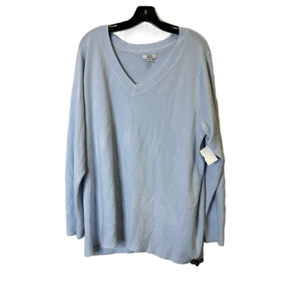 Sweater By Croft And Barrow In Blue, Size: 2x For Discount