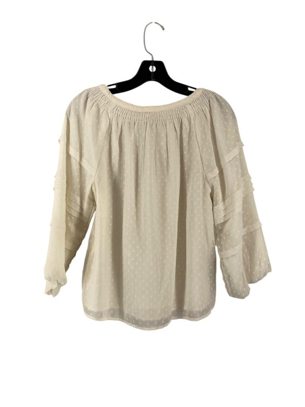 Top 3 4 Sleeve By Loft In Cream, Size: Xs For Discount