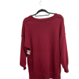 Sweater By Philosophy In Maroon, Size: 2x Sale