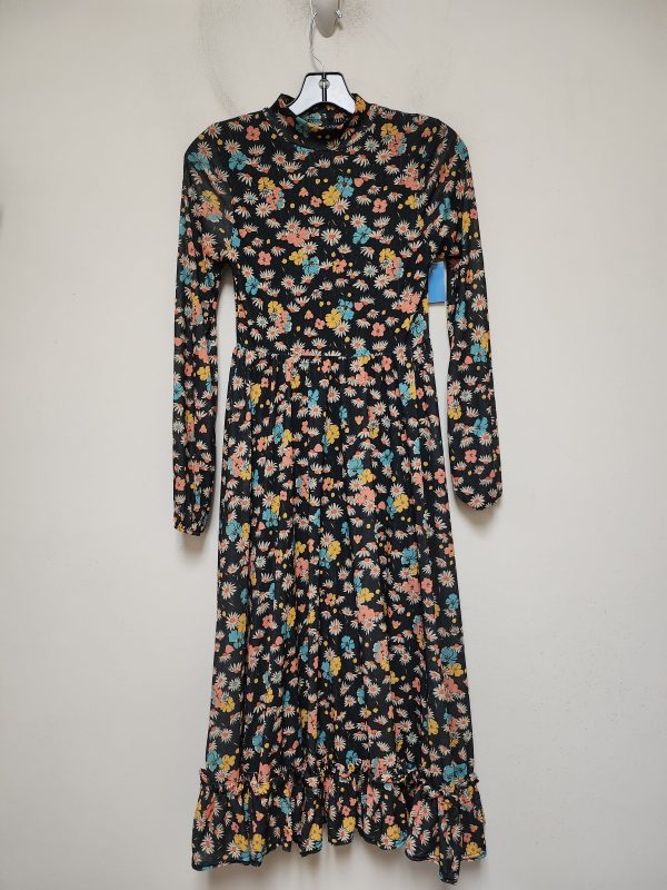 Dress Casual Maxi By Nasty Gal In Floral Print, Size: Xs Hot on Sale