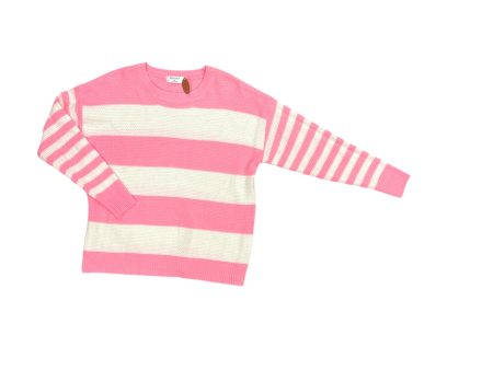 Sweater By Zenana Outfitters In Striped Pattern, Size: Xl Online now