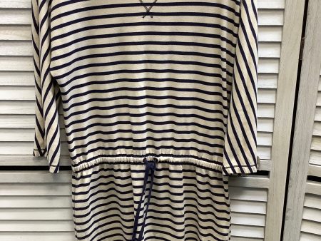 Dress Casual Midi By Loft In Striped Pattern, Size: S Sale