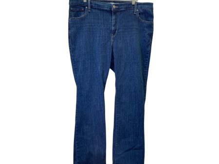 Jeans Boot Cut By Levis In Blue, Size:20 Cheap