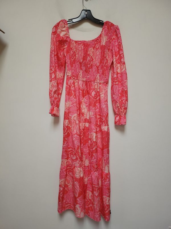 Dress Casual Maxi By Clothes Mentor In Pink, Size: S Discount