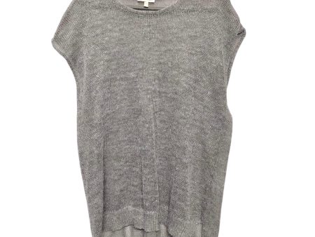 Sweater Short Sleeve By Eileen Fisher In Grey, Size: S Sale