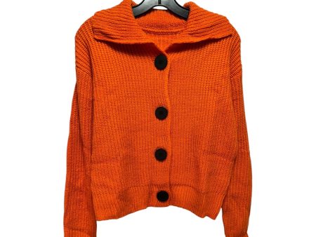 Button Sweater Unbranded In Orange, Size: M on Sale