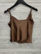 Top Cami By Shein In Brown, Size: M Hot on Sale