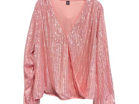 Top Ls By Shein In Pink, Size:4X Fashion