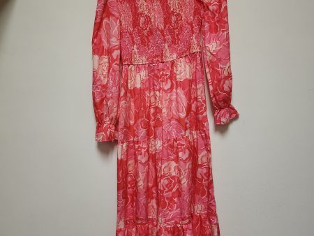 Dress Casual Maxi By Clothes Mentor In Pink, Size: S Discount