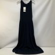 Dress Casual Maxi By Zara In Navy, Size: L For Cheap