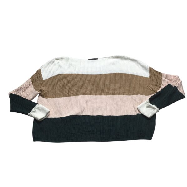 Sweater By French Connection In Brown & White, Size: Xs For Sale