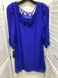 Dress Casual Midi By Clothes Mentor In Blue, Size: M For Sale