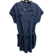 Dress Casual Midi By Clothes Mentor In Blue Denim, Size: 1x Cheap