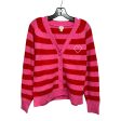 Heart Sweater By A New Day In Striped Pattern, Size: M on Sale